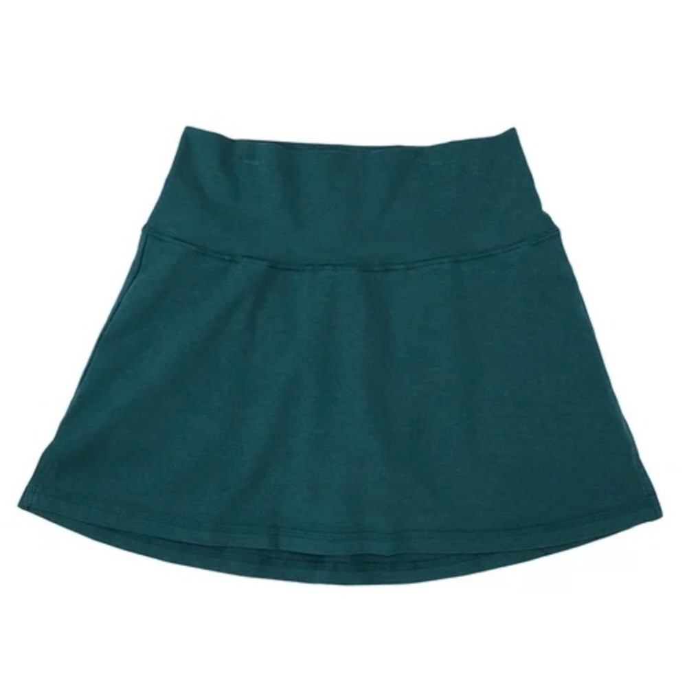 Jungmaven Hemp Cotton Court Skort Deep Teal Size M